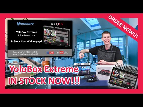 YoloLiv YoloBox Extreme All-in-One Multi-Camera Live Streaming and Switching System In Stock at Videoguys