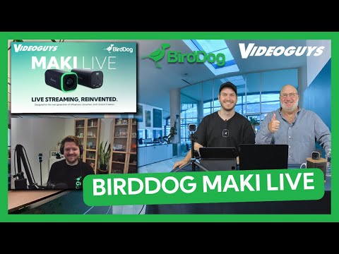 Introducing the BirdDog Maki Live - Top Compact Camera for Streaming & Production Video