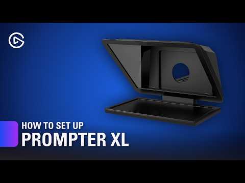 How to Set Up Elgato Prompter XL Video