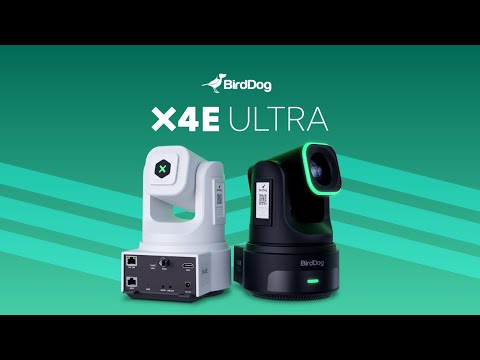 BirdDog X4E Ultra PTZ Camera Video Spotlight