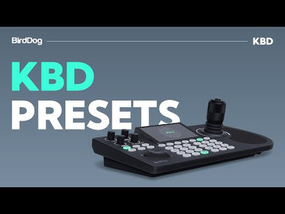 BirdDog KBD Presets Tutorial Video