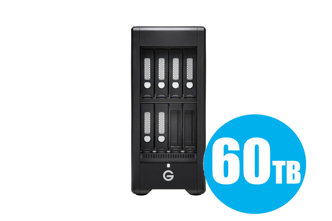 G-Technology G-SPEED Shuttle XL with EV Series Bay 60TB