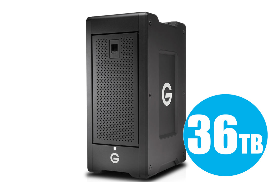 G-Technology G-SPEED Shuttle XL Thunderbolt 3 Transportable 8-Bay RAID with 2 ev Series Bays 36TB