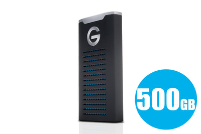 G-Technology G-DRIVE mobile SSD R-Series Rugged USBc 500GB Drive
