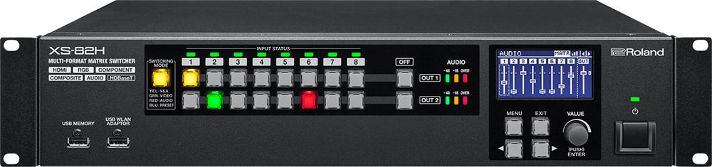 Roland 8-in x 2-out Multi-Format AV Matrix Switcher
