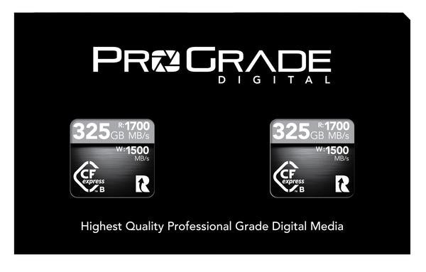 ProGrade Digital 325GB CFexpress 2.0 Memory Card, 2-Pack - Videoguys