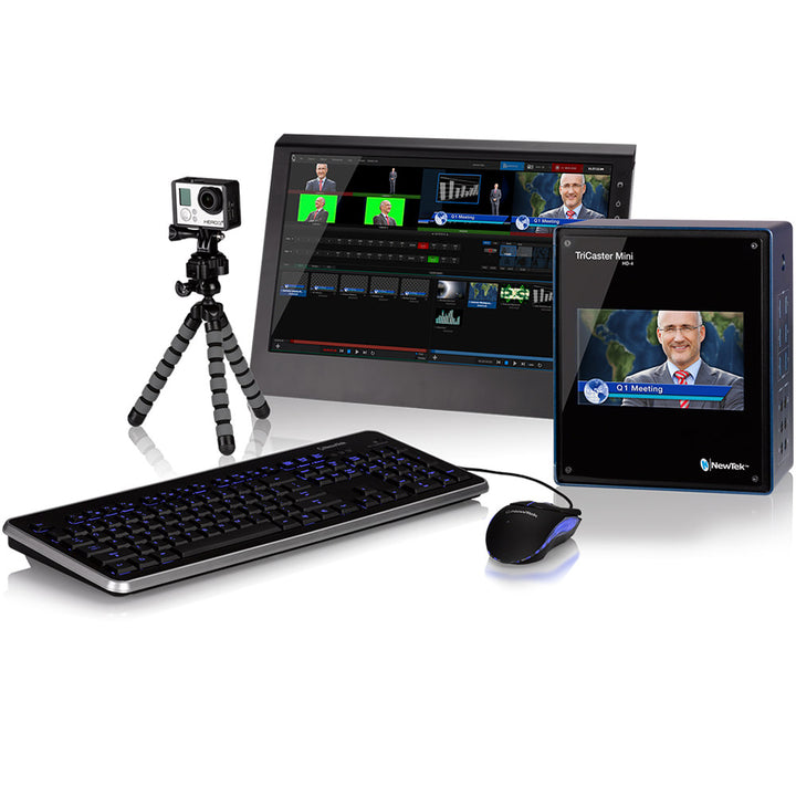 TriCaster Mini HD-4i with Integrated Display and 2x750GB Drives (Academic)