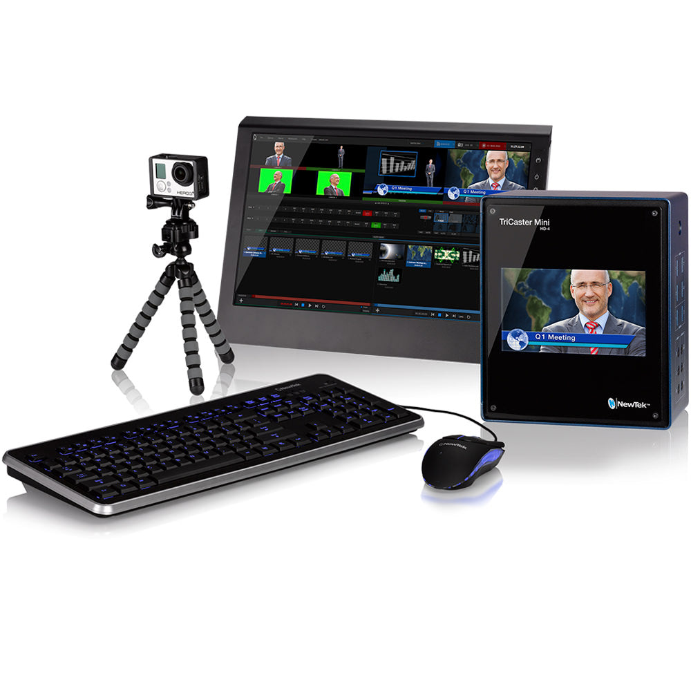 TriCaster Mini HD-4i with Integrated Display and 2x750GB Drives (Academic)
