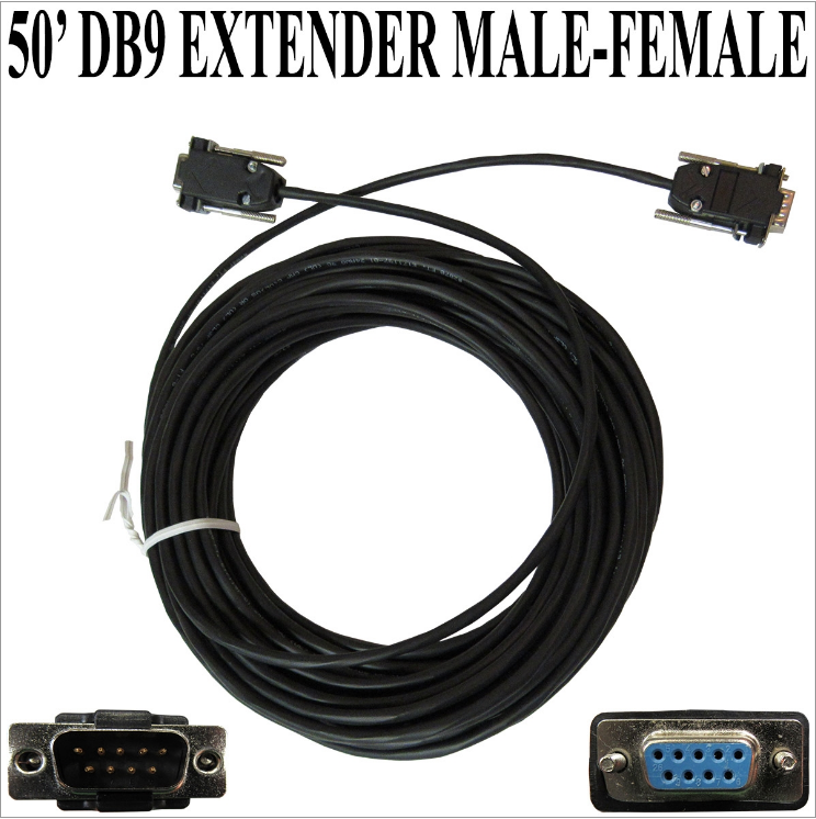 PTZOptics 50' DB9 Extender