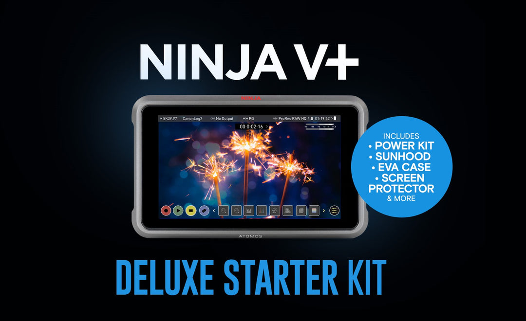 Atomos Deluxe Starter Kit Ninja V+ with FREE 5” Accessory Kit