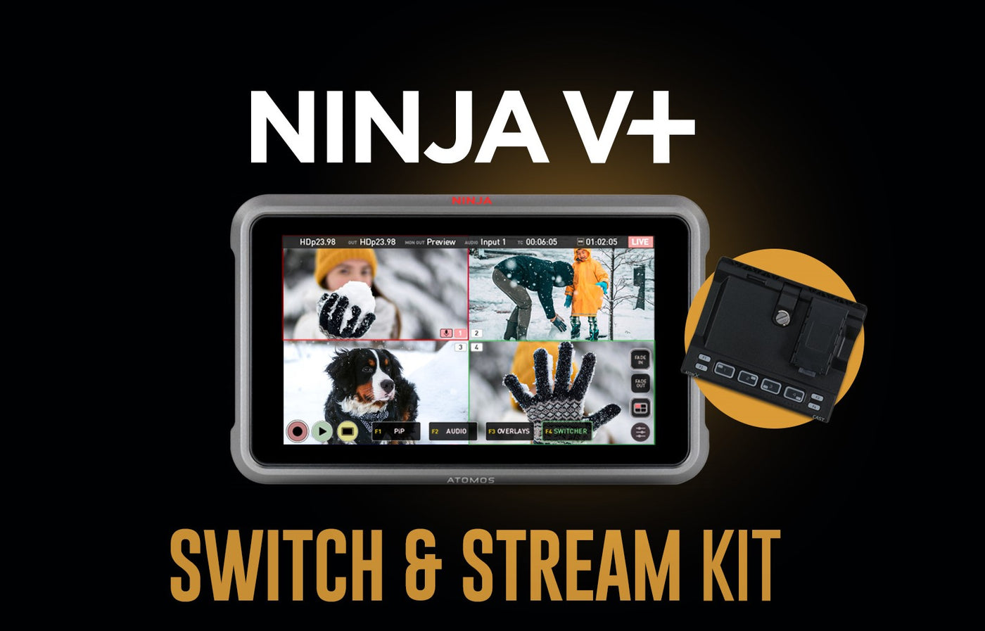 Atomos Switch & Stream Kit Ninja V+ & AtomX CAST