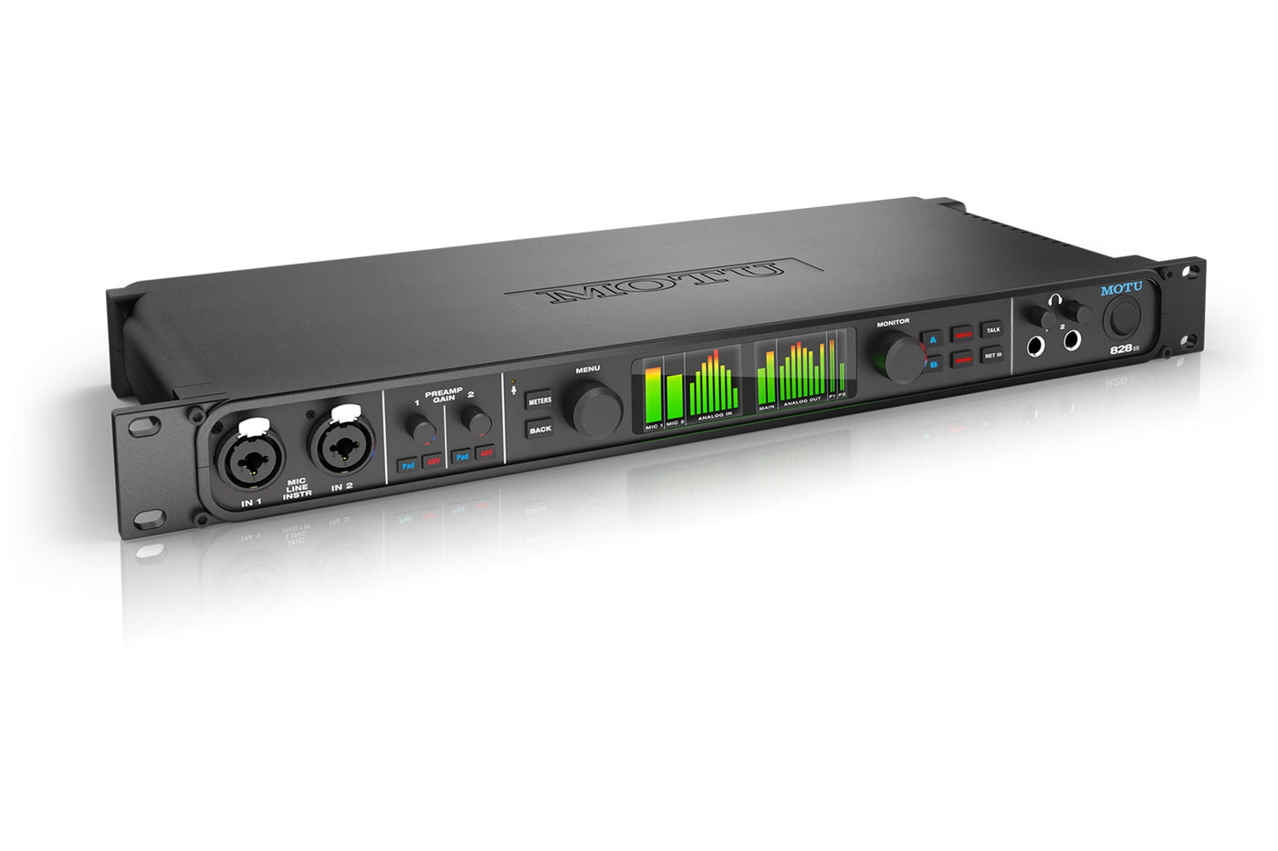 MOTU 828es Thunderbolt  / USB2 Audio Interface with DSP, Networking and MIDI
