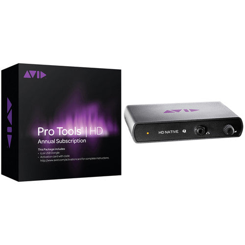 Avid Pro Tools | HD Native Thunderbolt Interface with Pro Tools HD Software