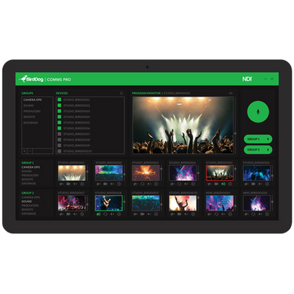 BirdDog COMMS Pro Software Application