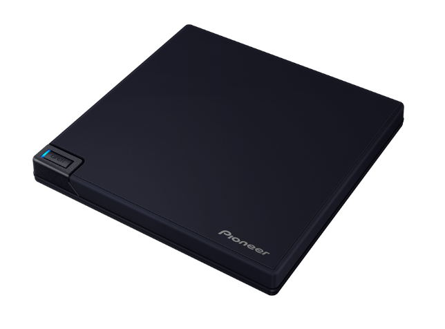 Pioneer BDR-XD08UMB-S USB 3.2 Gen1 (USB Type-C®) 2.0 Slim Portable BD/DVD/CD Writer