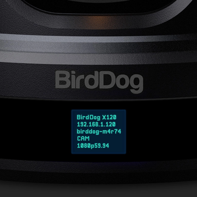 BirdDog X120 NDI|HX3 Enabled Wi-Fi Production 1080p 20x PTZ Camera (Black)