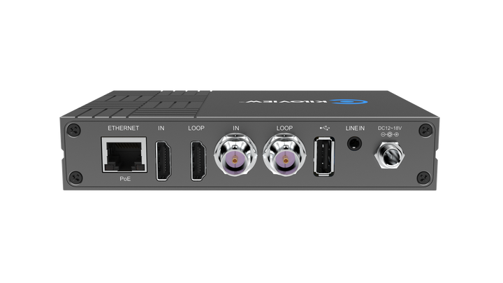 Kiloview E3 Dual-Channel 4K HDMI & 3G-SDI HEVC Video Encoder