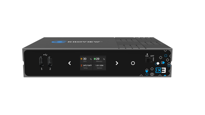 Kiloview E3 Dual-Channel 4K HDMI & 3G-SDI HEVC Video Encoder