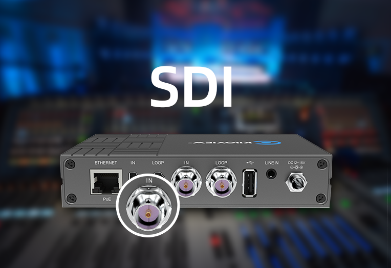 Kiloview E3 Dual-Channel 4K HDMI & 3G-SDI HEVC Video Encoder