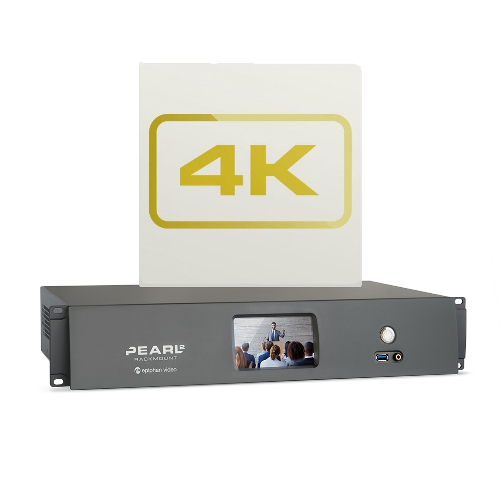 Epiphan Pearl-2 Rackmount with 4K Add-on