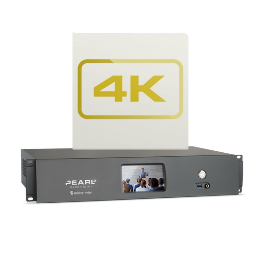 Epiphan Pearl-2 Rackmount with 4K Add-on