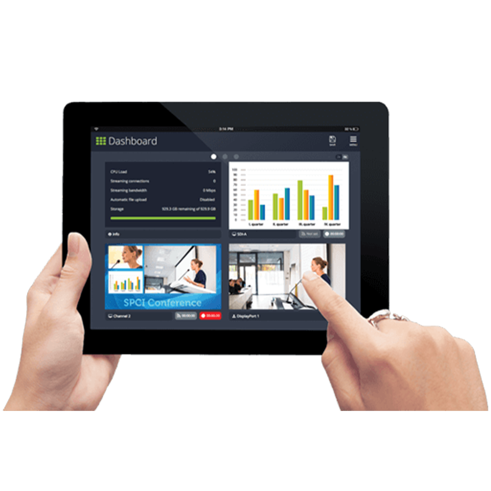 Epiphan Pearl Mini Dashboard