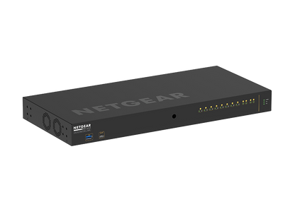 NETGEAR M4250 10G2F PoE plus AV Switch Diagonal