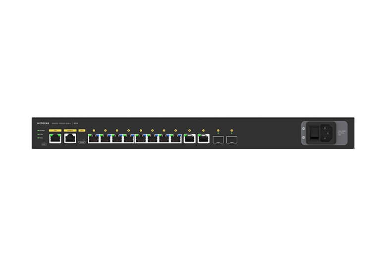 NETGEAR M4250-10G2XF-PoE++ AV Switch Top