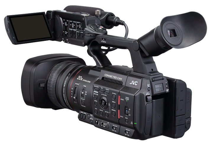 JVC Professional GY-HC500SPCN CONNECTED CAM Handheld 4K 1-Inch Sports Production & Coaching Camcorder with NDI®|HX