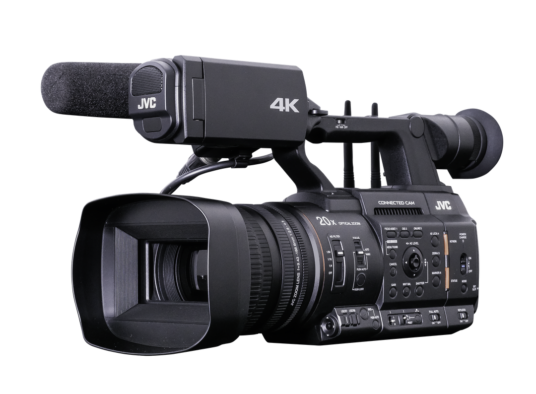 JVC Professional GY-HC550UN CONNECTED CAM Handheld 4K 1-Inch Broadcast Camcorder with NDI®|HX