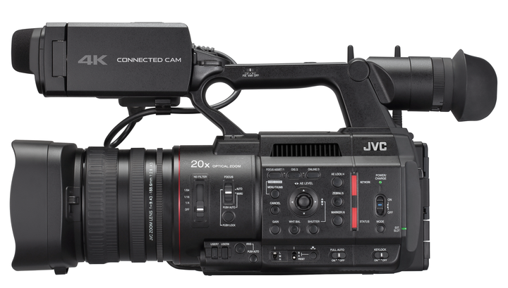 JVC Professional GY-HC550UN CONNECTED CAM Handheld 4K 1-Inch Broadcast Camcorder with NDI®|HX