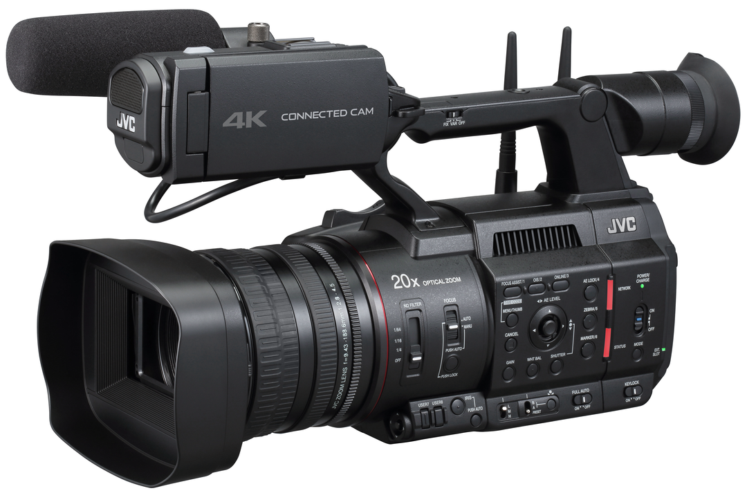 JVC Professional GY-HC550UN CONNECTED CAM Handheld 4K 1-Inch Broadcast Camcorder with NDI®|HX