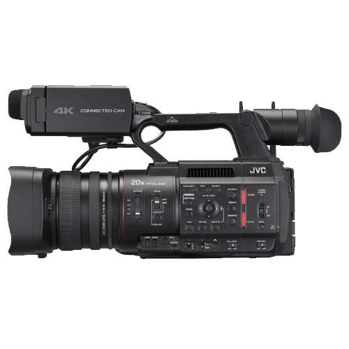 JVC GY-HC550U Handheld 4K Connected Camcorder with Broadband Antennas & Broadcast Overlays