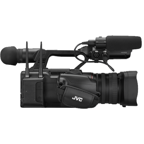 JVC GY-HC550U Handheld 4K Connected Camcorder with Broadband Antennas & Broadcast Overlays