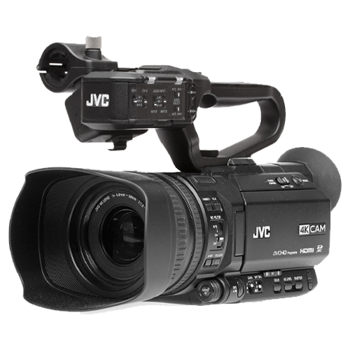 JVC GY-HM180U 4KCam Compact Handheld Camcorder with Integrated 12x Lens