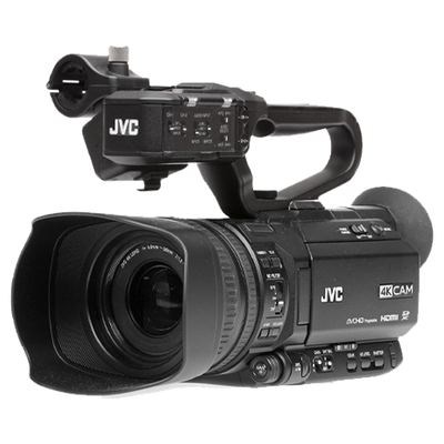 JVC GY-HM180U 4KCam Compact Handheld Camcorder with Integrated 12x Lens