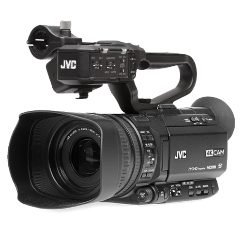 JVC GY-HM250SP Compact Handheld Camcorder with Integrated 12x Lens & Sports Overlays