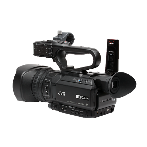 JVC GY-HM250U 4KCam Compact Handheld Camcorder with Integrated 12x Lens