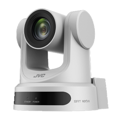 JVC KY-PZ200N HD 20x Zoom PTZ Remote Camera with NDI|HX (White)
