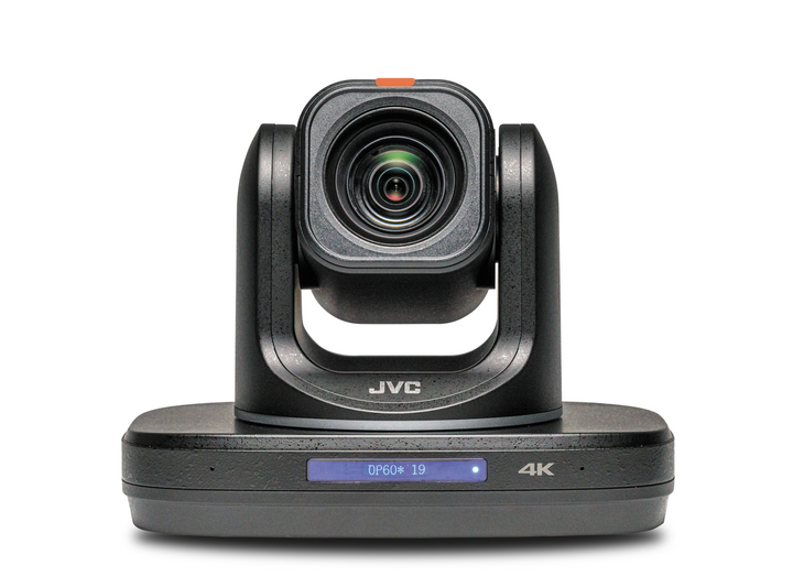 JVC KY-PZ510BU 12x Optical Zoom Ultra Wide Angel 4K60P HEVC Auto-Tracking PTZ Camera with 3G-SDI/HDMI/USB/IP Output (Black)