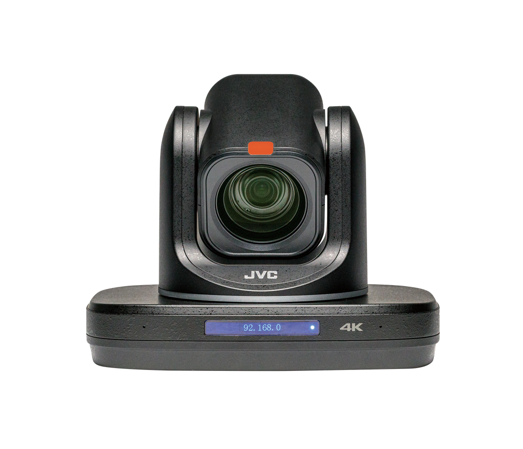 JVC KY-PZ510NBU 12x Optical Zoom Ultra Wide Angel 4K60P NDI/HEVC Auto-Tracking PTZ Camera with 3G-SDI/HDMI/USB/IP Output (Black)