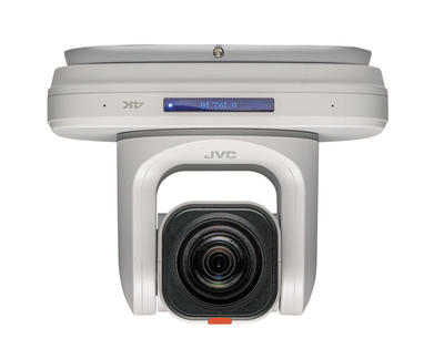 JVC KY-PZ510WU 12x Optical Zoom Ultra Wide Angel 4K60P HEVC Auto-Tracking PTZ Camera with 3G-SDI/HDMI/USB/IP Output (White)