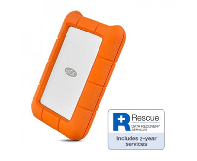 LaCie Rugged USB-C Portable Hard Drive - 5TB