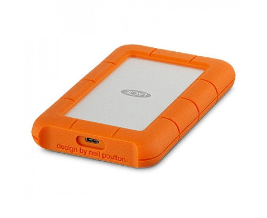 LaCie Rugged USB-C Portable Hard Drive - 5TB