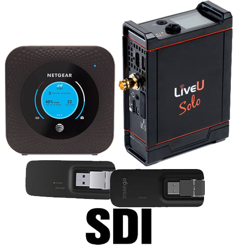 LiveU Solo SDI With Solo Connect 3 Modem Bundle