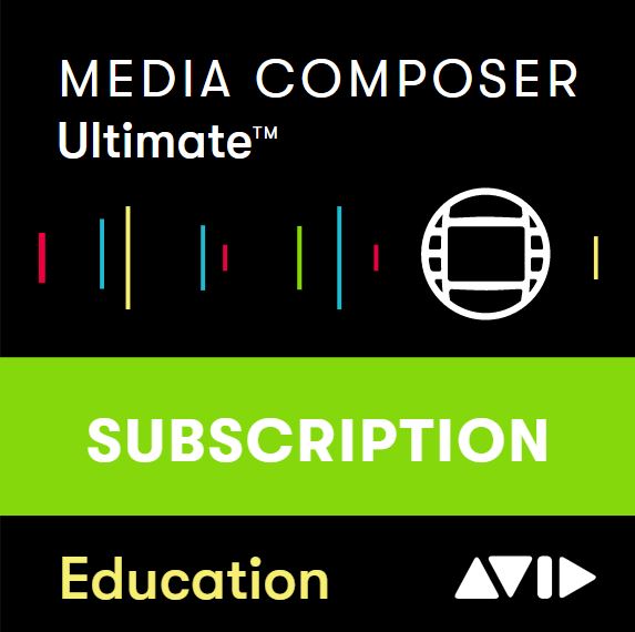 Avid Media Composer | Ultimate 1-Year Subscription RENEWAL -- Education Pricing