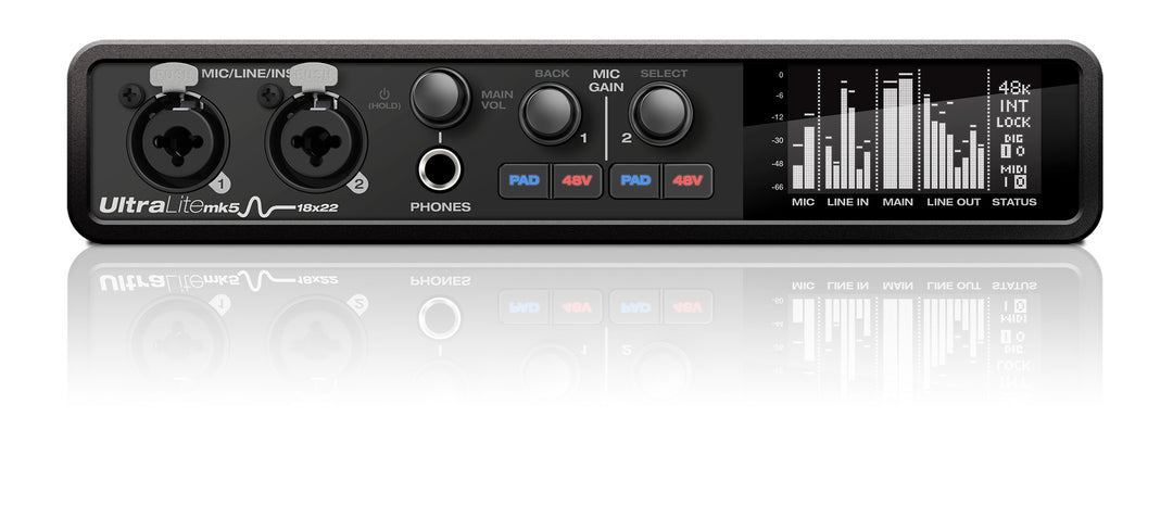 Motu | UltraLite-mk5 18x22 USB audio interface with DSP, mixing and ef –  Videoguys