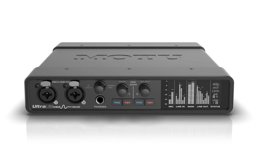 Motu | UltraLite-mk5 18x22 USB audio interface with DSP, mixing and effects