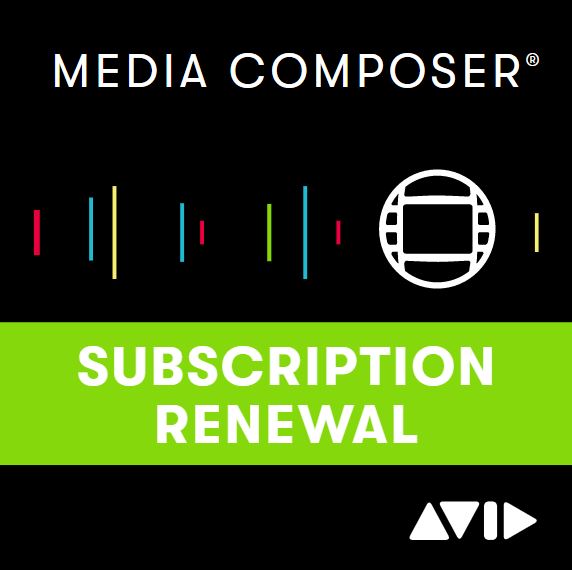 Avid Media Composer Subscription RENEWAL