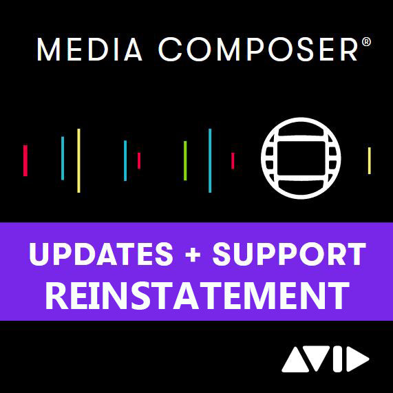Avid Media Composer Upgrade & Support Reinstatement from any version of Media Composer